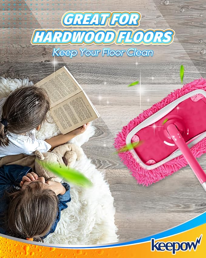 Reusable Microfiber Mop Pads Compatible