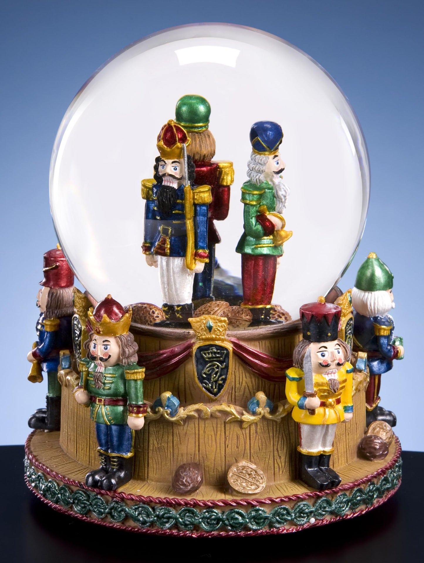 Christmas Nutcracker Soldiers Snow Globe by The San Francisco Music Box Company