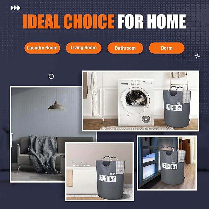 Caroeas Super Large 150L Laundry Basket Pro, Waterproof Laundry Hamper