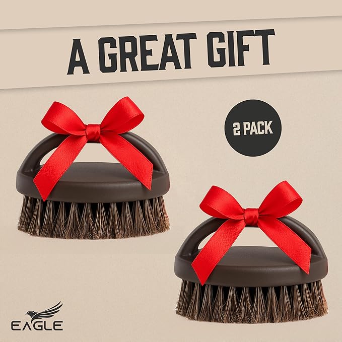 Hat Brush for Felt and Wool – Soft Horsehair Bristles for Cleaning Cowboy Hats