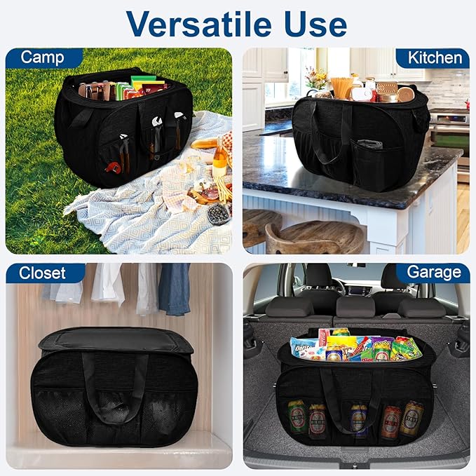 Collapsible Laundry Baskets, Tear Proof Pop Up Laundry Hamper