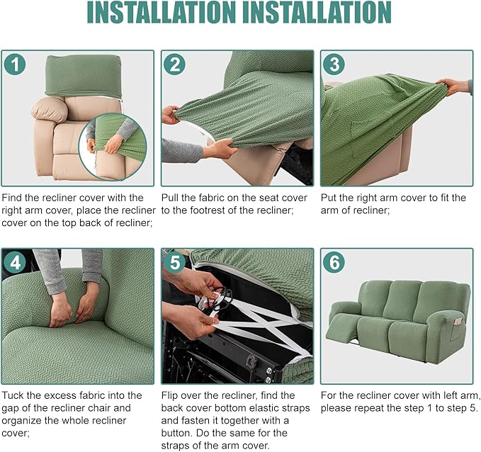 Genina Recliner Sofa Covers