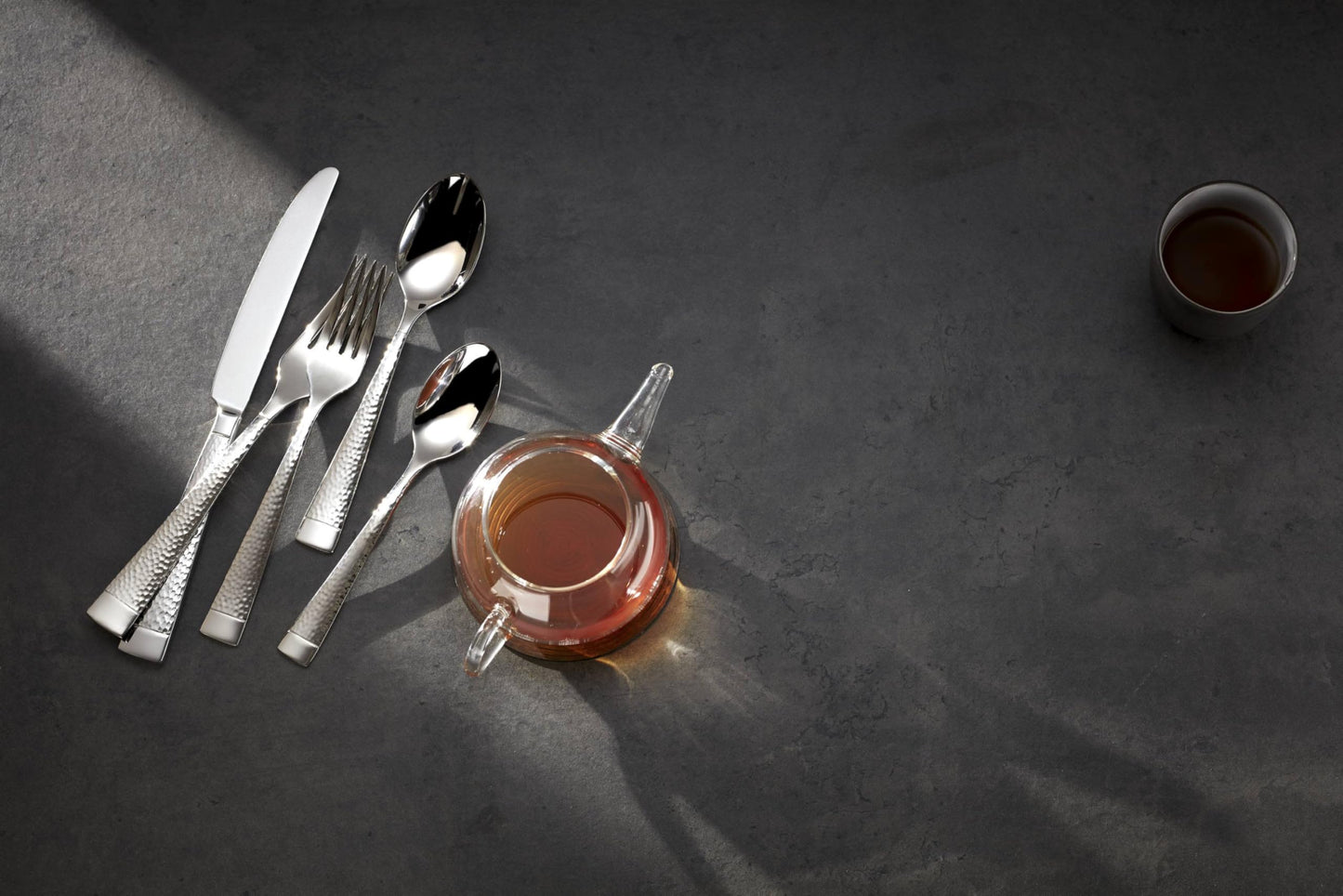 Oneida Silverware Set For 12, Sambre 65-Piece Fine Flatware Set with Serving Utensils, Service For 12, 18/10 Stainless Steel, Dishwasher Safe, Knives Spoons And Forks Sets, Dining (Silver, 65 Piece)