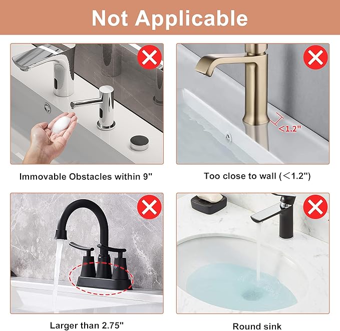 18 inch Silicone Faucet Mat for Kitchen Sink