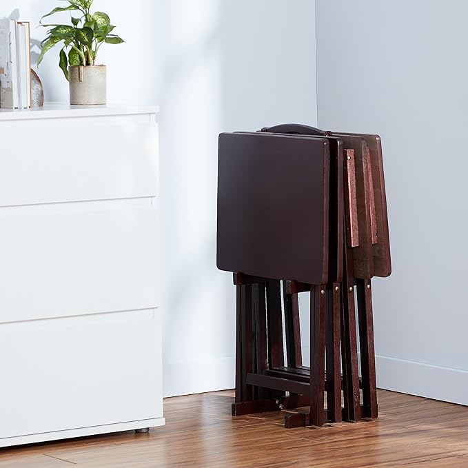 Amazon Basics Portable Foldable TV Tray Table