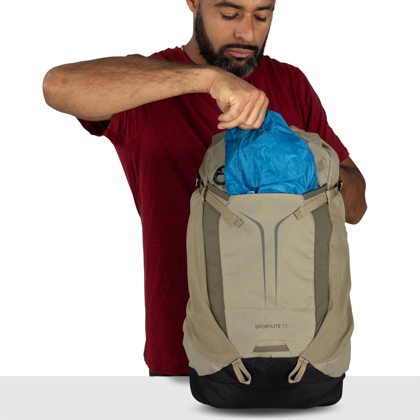 Osprey Sportlite 22L Lightweight Hiking Backpack for Men and Women - Everyday Hiking Bag - Travel Daypack, Torrent Blue