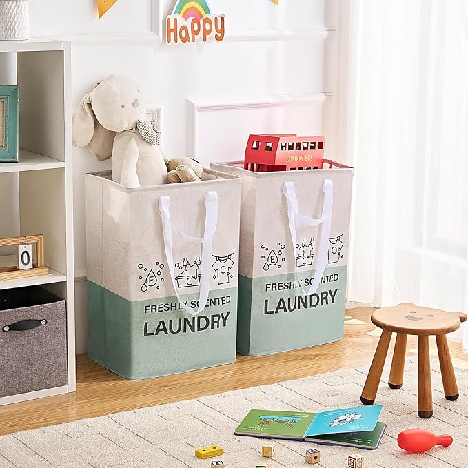 ELONG HOME Laundry Baskets, 92L Freestanding Laundry Basket