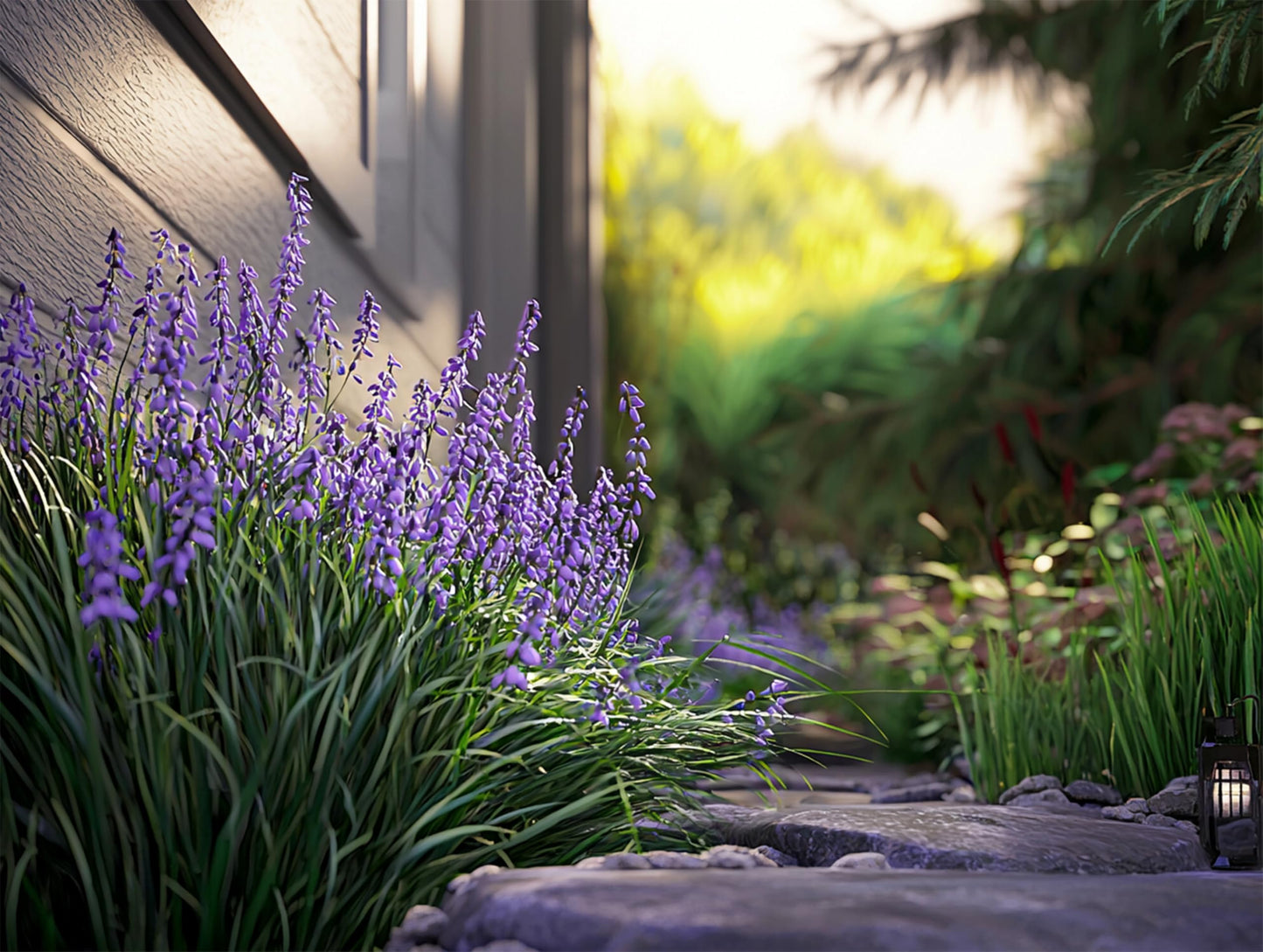 Big Blue Liriope Plants | 1 Live 4 Inch Pot | Liriope Muscari 'Big Blue' | Hardy Evergreen Ground Cover | Shade and Full Sun Tolerant Ornamental Lilyturf Grass