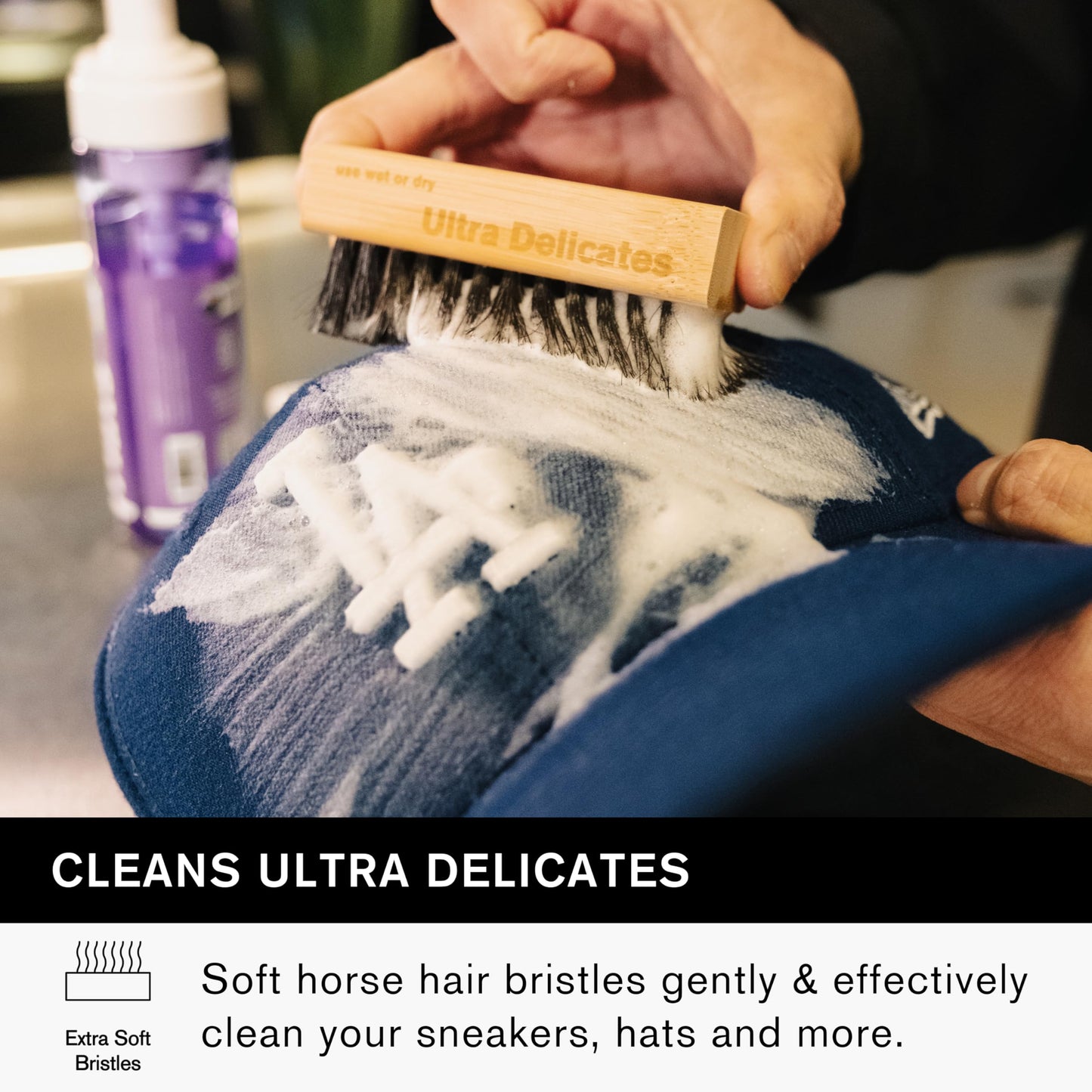 Jason Markk Shoe Cleaning & Sneaker Care – Deep Cleaning Solution, Delicate & Durable Brushes – Safe for Leather, Suede, Wool, Cotton, Polyester