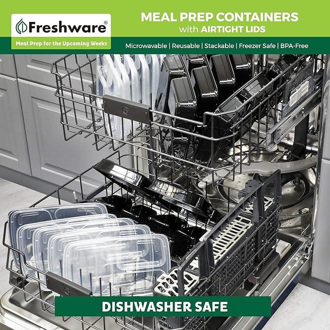 Freshware Meal Prep Containers
