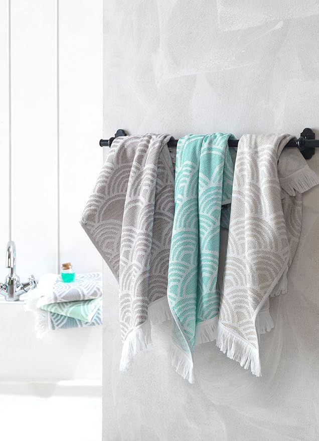 sea me at home Hand Towels for Bathroom, Cotton Kitchen Hand Towels, 100%