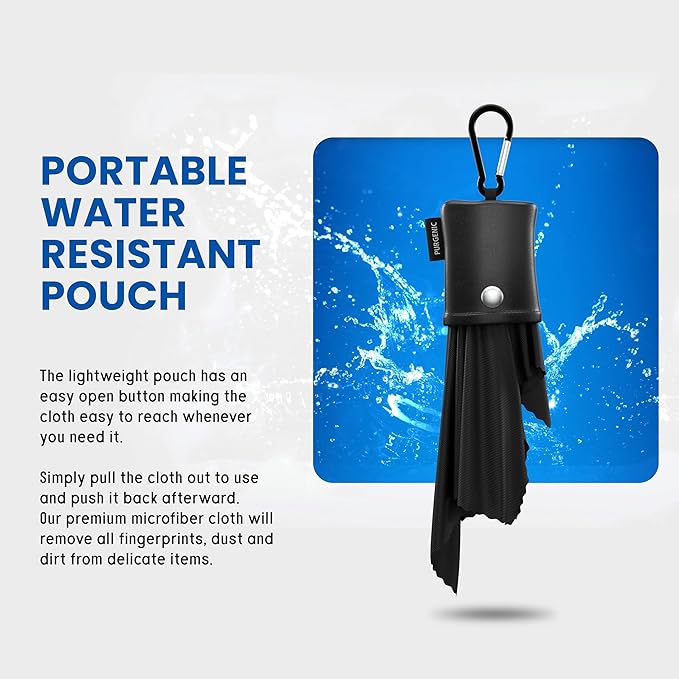 Microfiber Cloth & Glasses Wipes Lens & Glasses Cleaning Cloth