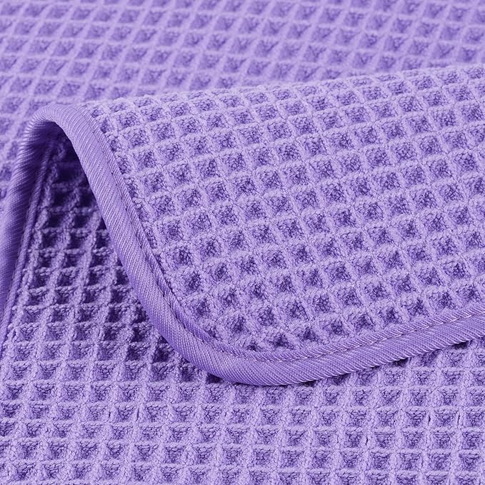 POLYTE 430 GSM Microfiber Lint Free Hand Towel, 16 x 30 in, 4 Pack