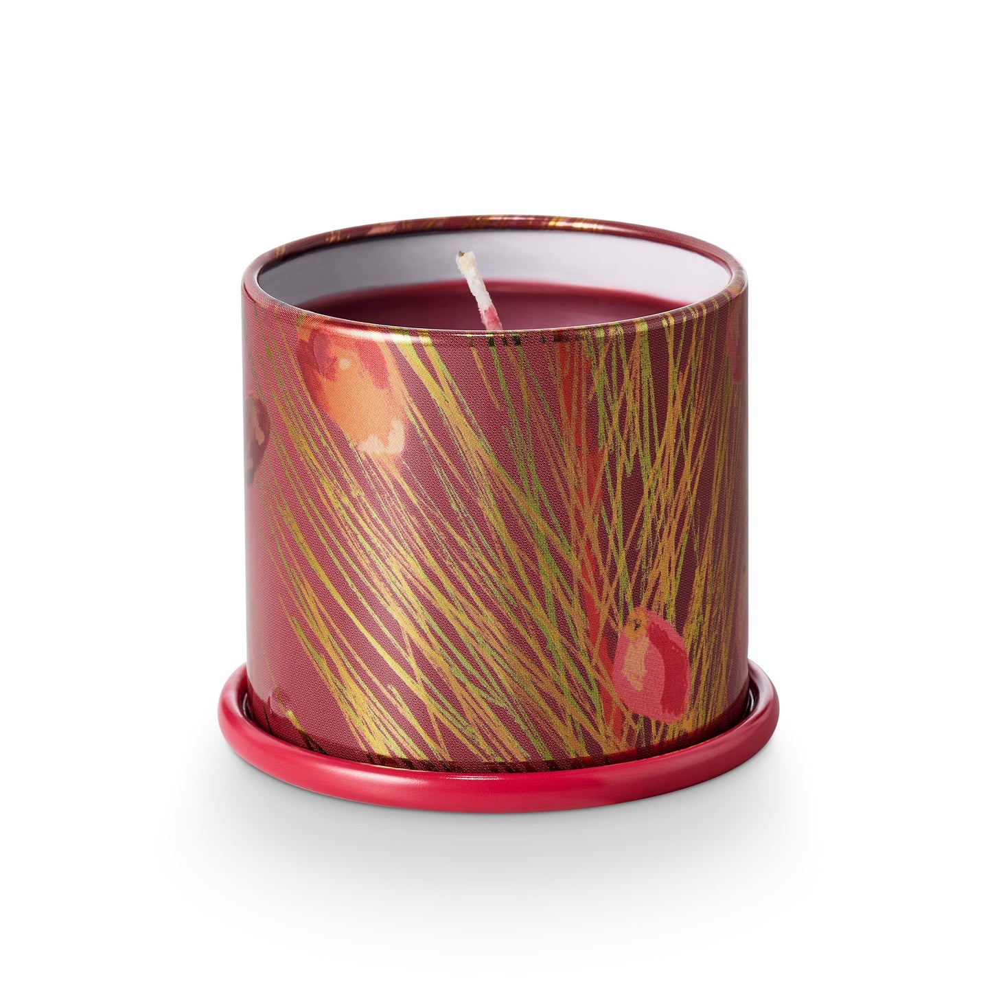 Illume Crimson Woods Demi Vanity Tin Candle
