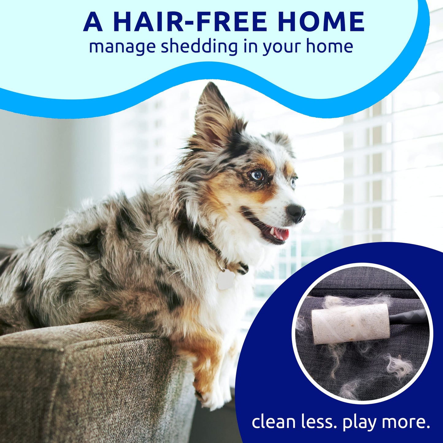 Pat Your Pet Cat & Dog Brush - Double Sided Undercoat Rake - Grooming and Deshedding Tool for Dogs and Cats with Medium or Long Hair