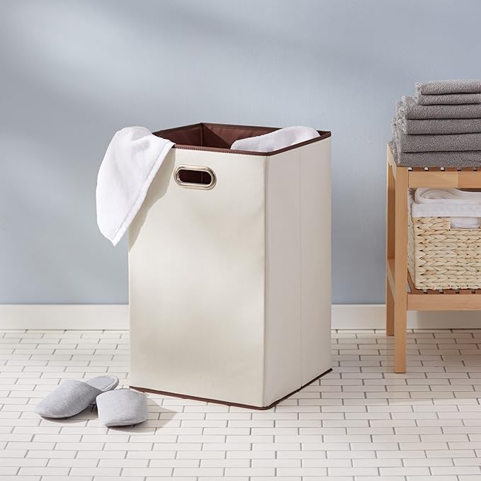 Amazon Basics Rectangular Foldable Laundry Basket Hamper