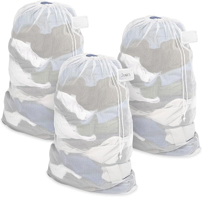 Whitmor Mesh Laundry Bag with ID Tag