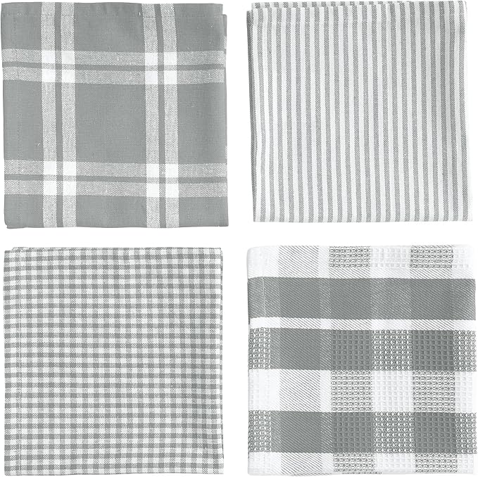LANE LINEN 100% Cotton Kitchen Dish Cloths, Ultra Soft Absorbent Quick Drying
