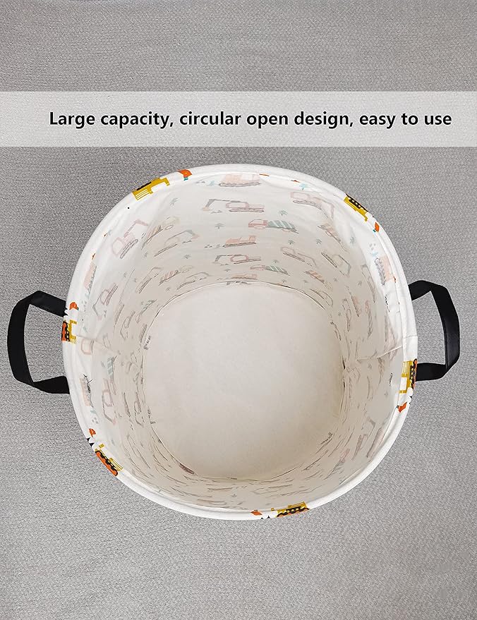 QUEENLALA Large Storage Basket, Laundry Hamper/Bathroom/Home Decor/Collapsible