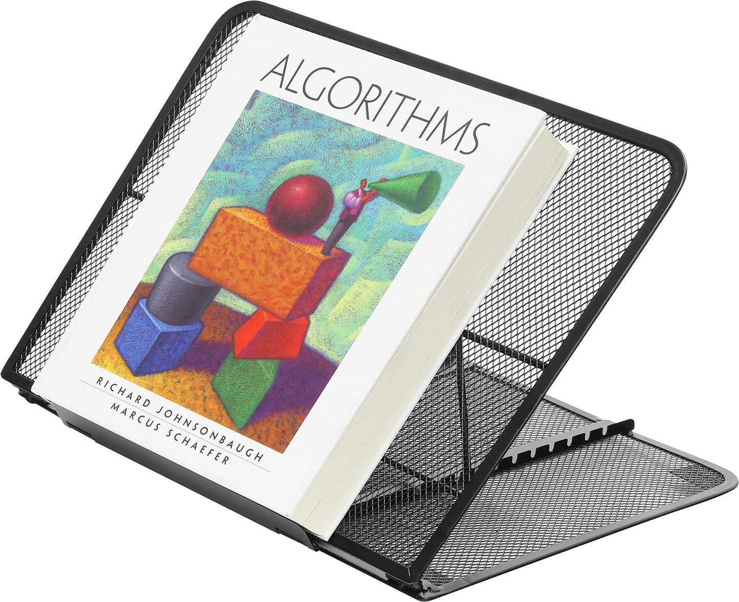 Simple Houseware Mesh Laptop Stand with 11-Levels Adjustable Ventilated Computer Holder, Black