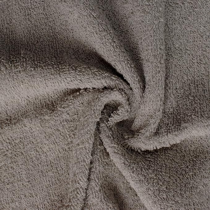 Basic Hand Towels 16x26 Inches – Pack of 12 – Grey Color – Soft and Absorbent