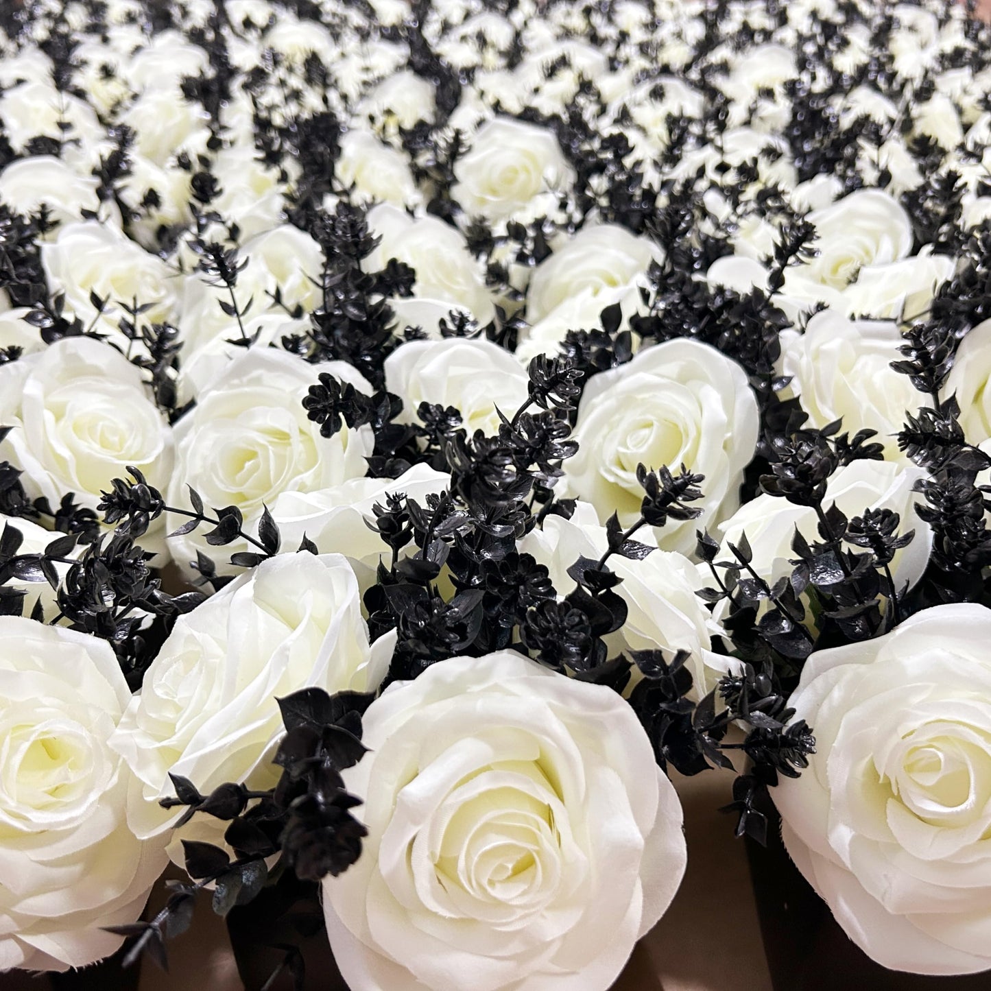 LADADA Artificial Flowers with Small Ceramic Vases