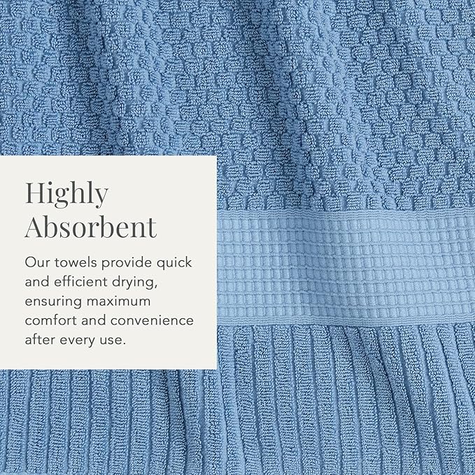 NY Loft 100% Cotton 2 Pack Bath Sheet Towel Set | Absorbent Quick-Dry Oversize