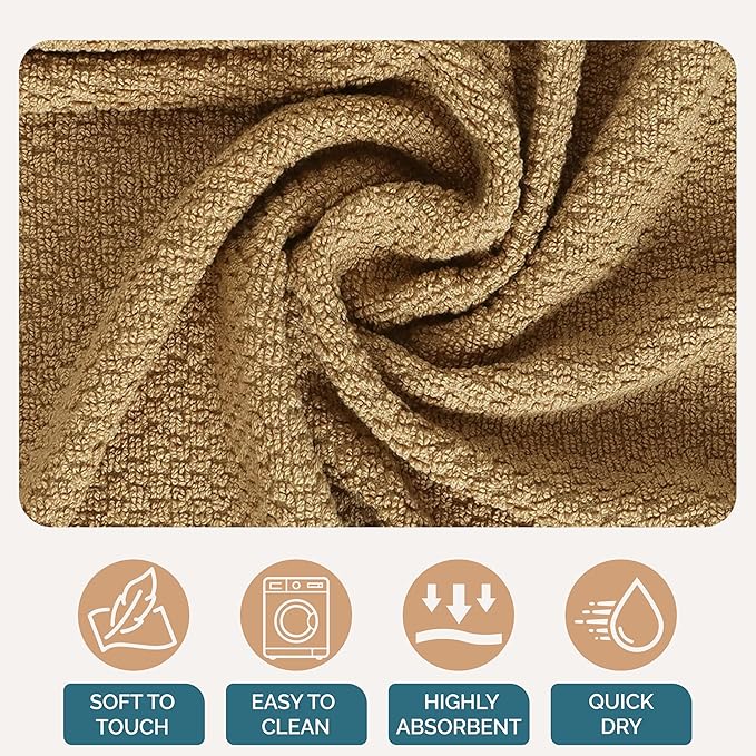 Casa Platino Kitchen Dish Cloths and Dish Towels, Soft and Stylish Helpers