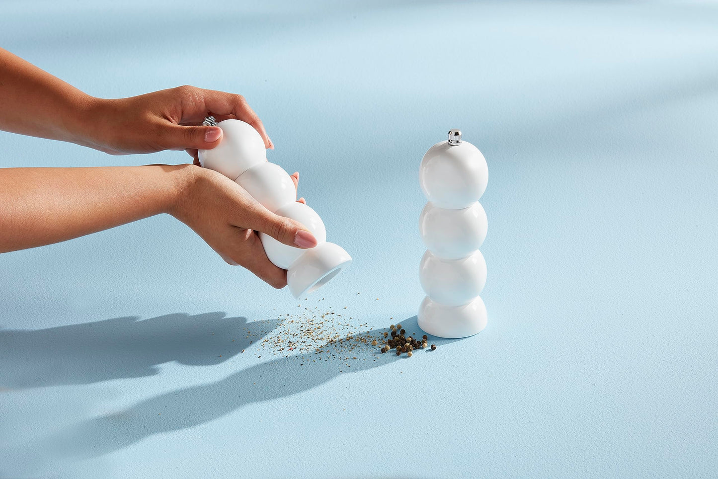 Mud Pie Classic Salt Pepper Grinders; 6.25" X 2.25"
