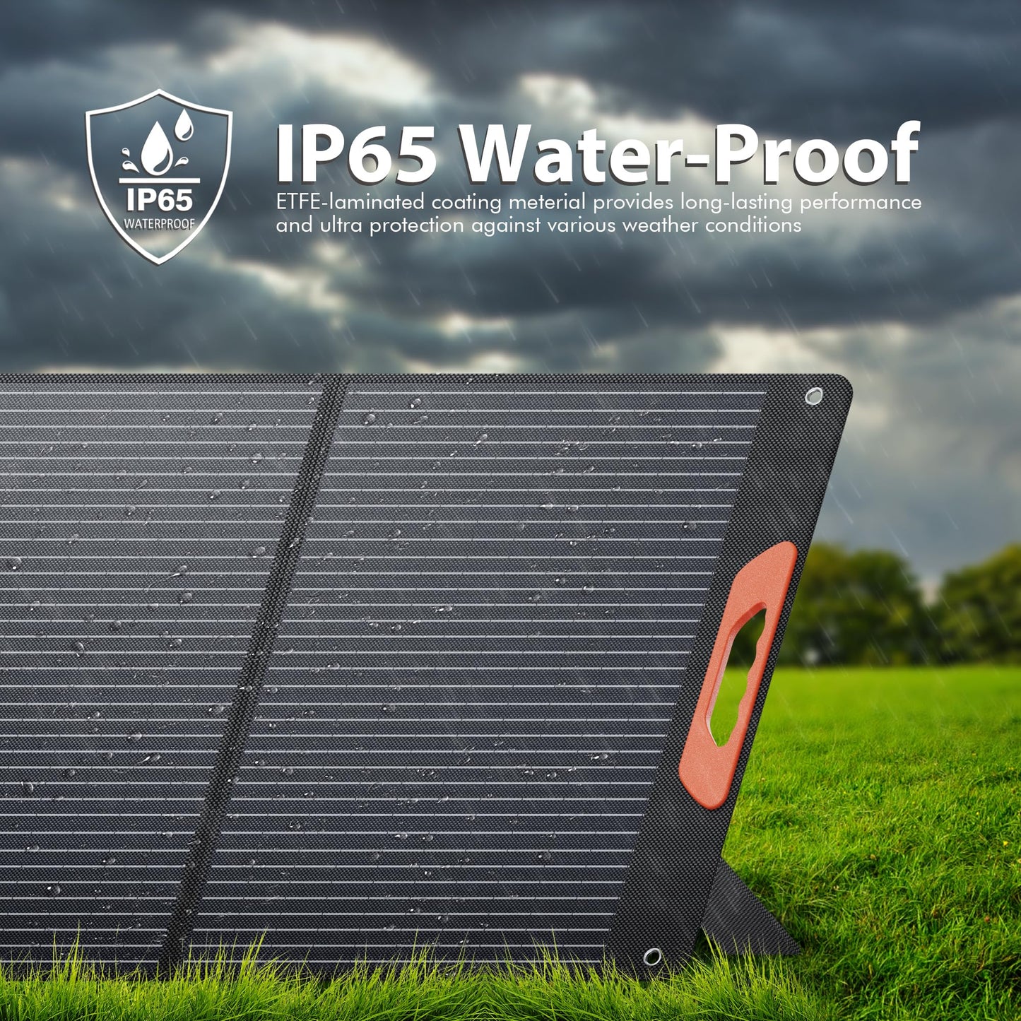 240W Portable Solar Panels for Power Station, 23.5% High Efficiency, 240 Watt Monocrystalline Foldable Solar Panel Charger with USB/20V DC Output Adjustable Kickstand for Camping, Off-Grid Living
