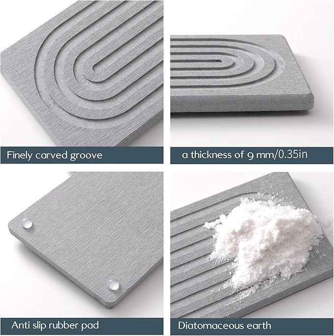 24'' Longer Faucet Mat for Kitchen Sink Stone Faucet Mat for Kitchen Sink