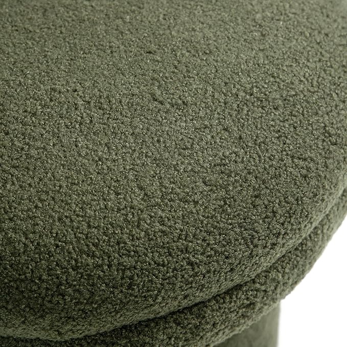 Furniture of America Rami Modern 18-inch Mushroom-Shape Upholstered Ottoman