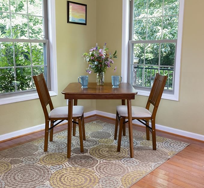 Stakmore Classic Straight Edge Square Folding Card Table 32x32