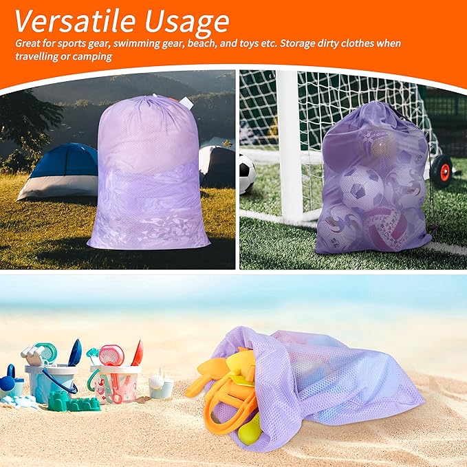 Polecasa Heavy Duty Diamond Large Mesh Laundry Bag