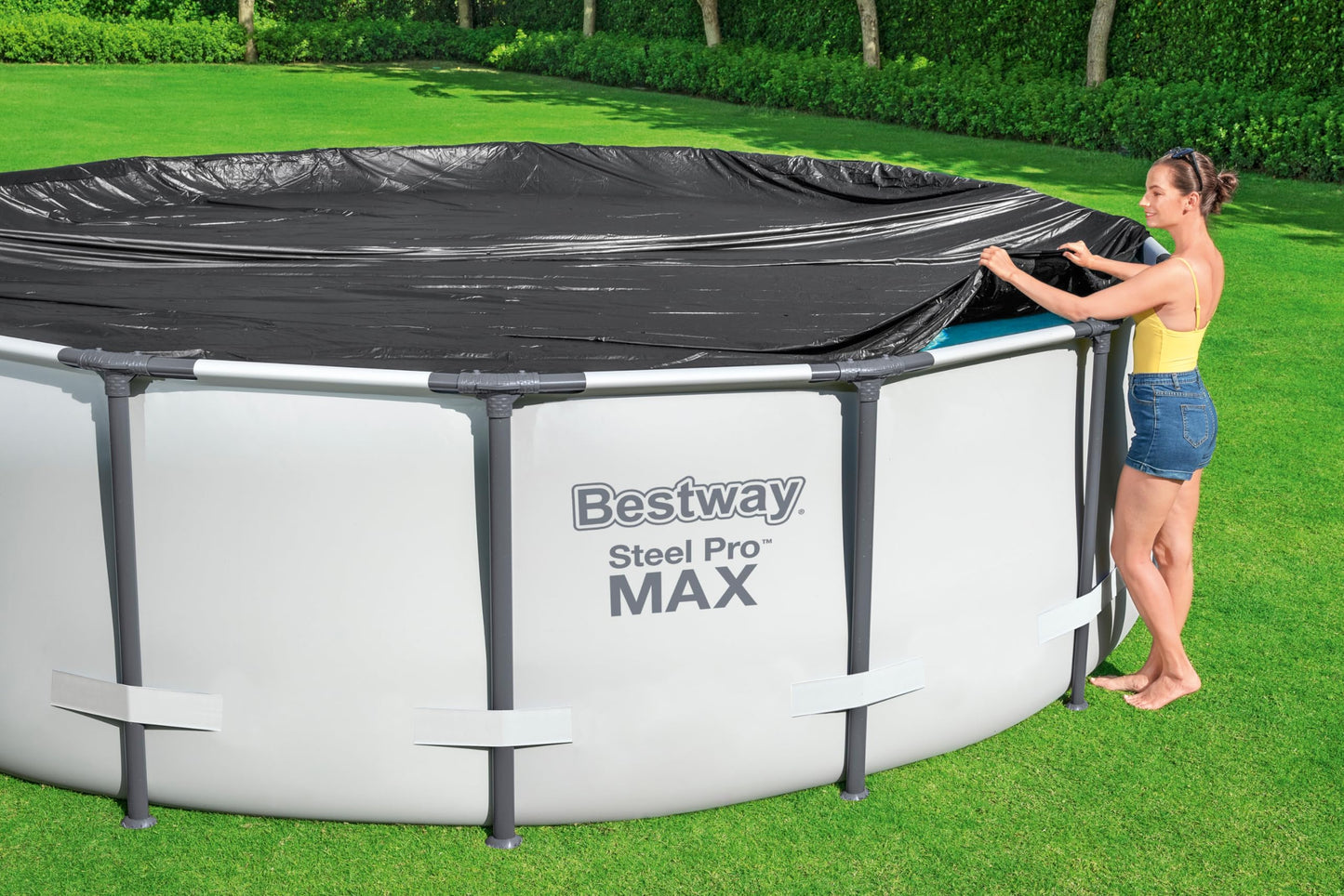 Bestway | Round Pool Cover for Above Ground Pools, 3.05m
