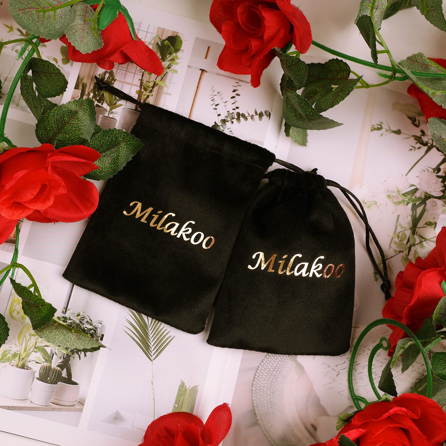 MILAKOO Womens Custom Engraving Bracelets Personalized Bracelet for Couples Family