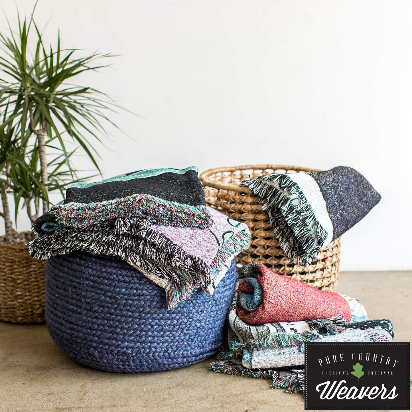 Pure Country Weavers Heaven Has Gained A New Angel Blanket - Sympathy Bereavement Gift Tapestry Throw Woven from Cotton - Made in the USA (72x54)