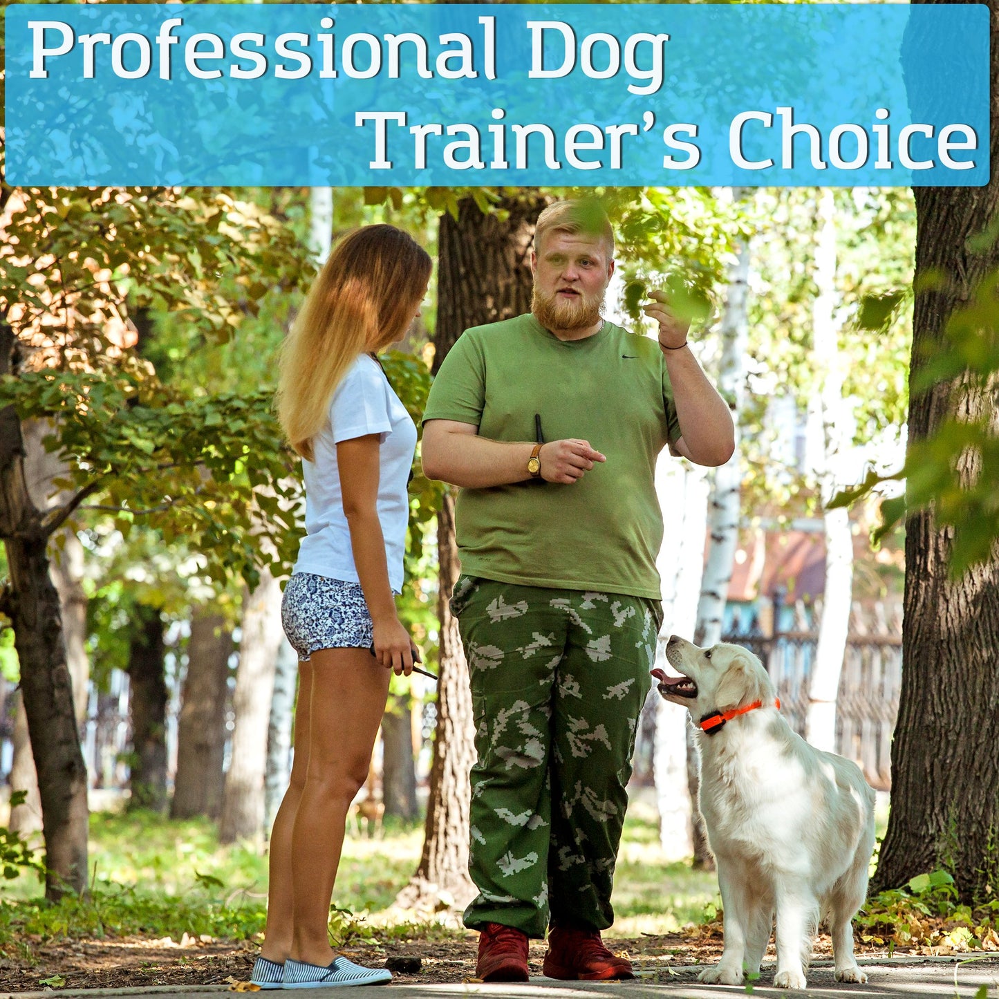 PetSpy M686 Premium Dog Training Shock Collar, 1100 Yards, Medium to Large Dogs, with Vibration, Electric Shock and Beep, Waterproof, Remote Trainer (Two Dogs)