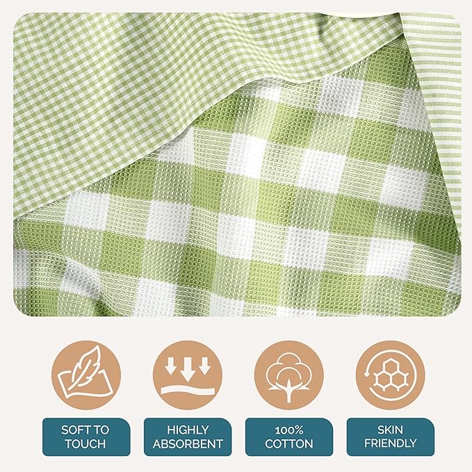 Casa Platino Kitchen Towels Cotton and Kitchen Dish Towels – Soft Cotton Set of