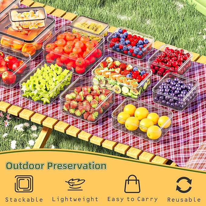 50 PCS Food Storage Containers