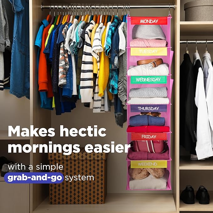 Handy Laundry Hanging Clothes Organizer