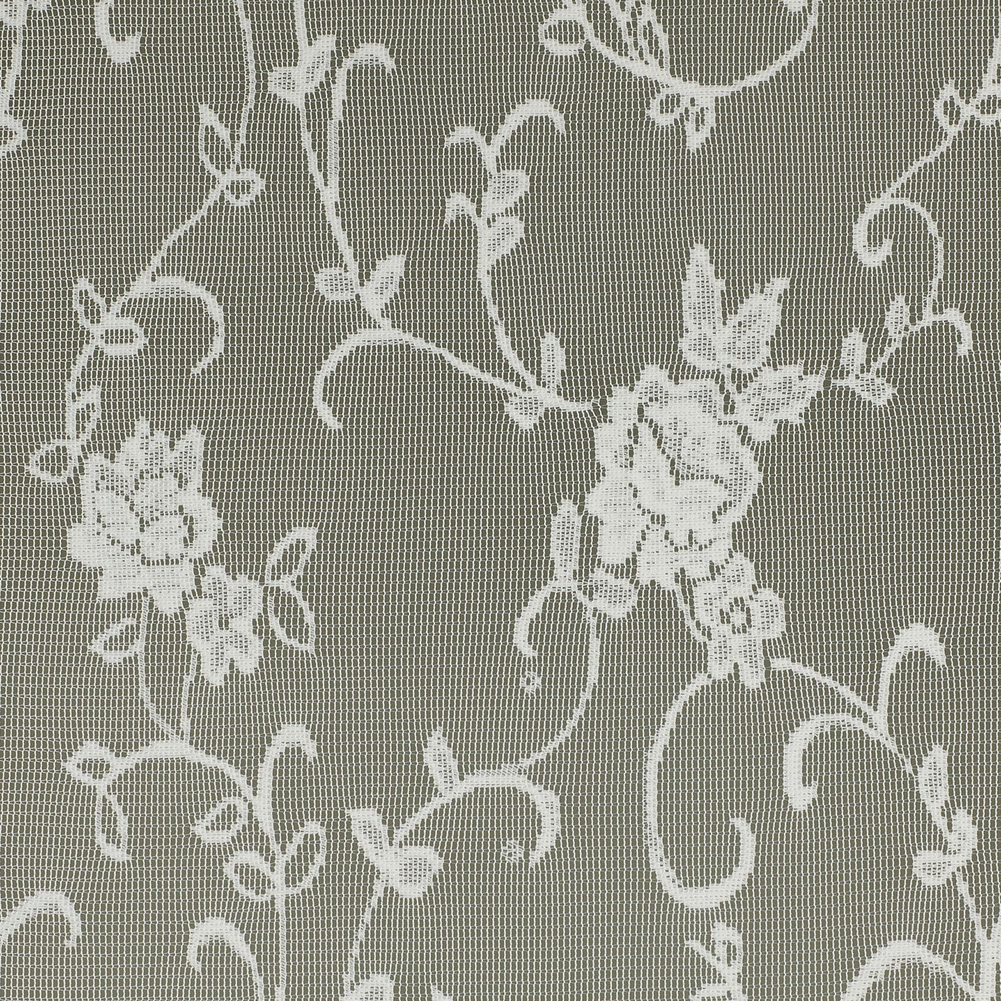 Luxury Sheer Polyester Enchanting Roses Lace Window Treatment | 3 Piece Set: Scallop Valance, 63L Swag Pair, and 63L Panel | Classic Flower | Ivory | Rod Pocket | Machine washable | Light Filtering