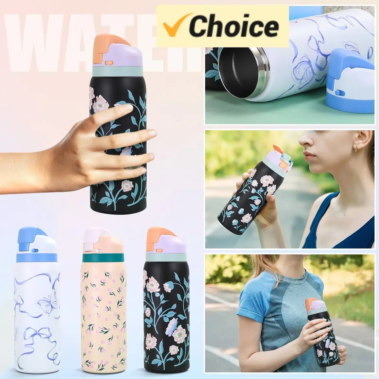 Owala Water Bottle Sports and Travel, BPA-Free Water Bottle