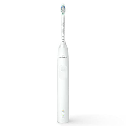 Philips Sonicare 4100 Rechargeable Electric Toothbrush, with Pressure Sensor, 2 Intensity Settings, SmarTimer and QuadPacer, 14-Day Battery Life, Deep Pink, Model HX3681/26