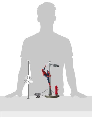 Spider-Man Paladone | Marvel Spiderman Desk Lamp | Officially Licensed Disney Light | Marvel Streetlight Spotlight | Gift for Multiverse Fans | Avengers Desk Light | Peter Parker Table Lamp