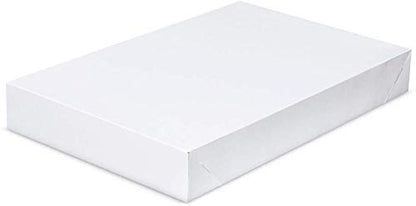 ALEF Set of 10 White Gift Wrap Boxes with Lids – 3 Sizes (17", 14", 10") – Sturdy, Reusable, and Versatile for Holidays, Weddings, Birthdays, and More