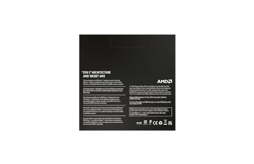 AMD Ryzensets 7 9700X Processor (8 Cores/16 Threads) 65W DTP, AM5 socket, 40MB Cache, Up to 5.5 GHz max boost frequency, no cooler