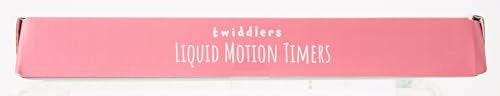 THE TWIDDLERS 5 Liquid Motion Timers Sensory Timer Hourglasses - 14cm, 5 Colours - Kids Water Bubble Lava Lamp Calming Sensory Toys for Autism, Stress Relief, Relaxation, ADHD