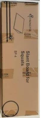 StrongTek Slant Board for Squats & Knee Training, Heavy-Duty Incline Board with Non-Slip Surface, Fixed 25° Wooden Stretch Board, 1000 Lbs Capacity