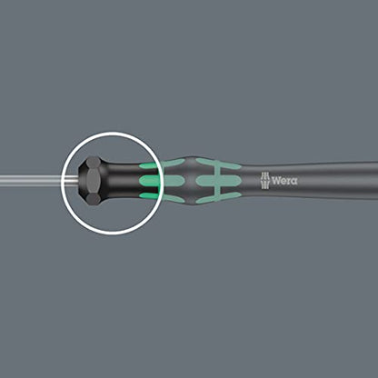 Wera 2035/6 B Kraftform Micro Screwdriver Set, for electronic applications, PH/SL, 6 Piece, 05118152001, Silver